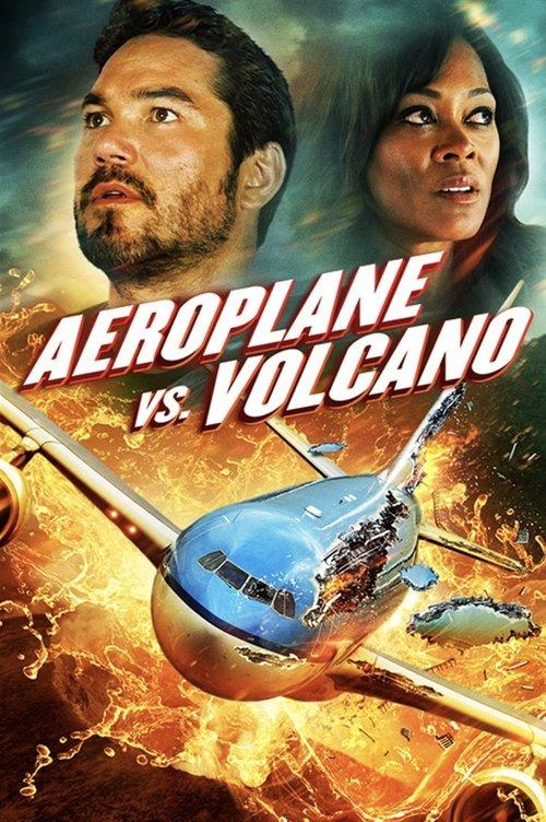 Airplane vs Volcano Poster