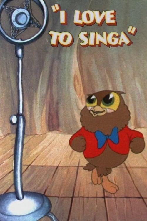 I Love to Singa Poster