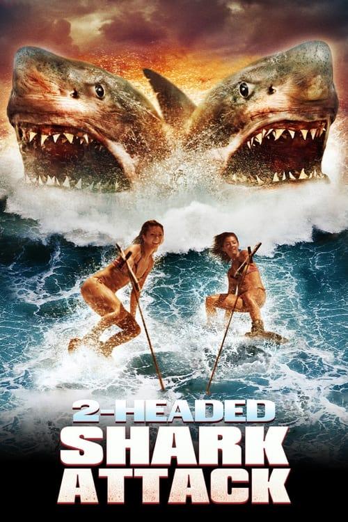 2-Headed Shark Attack Poster