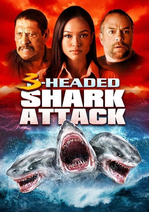 3-Headed Shark Attack Poster