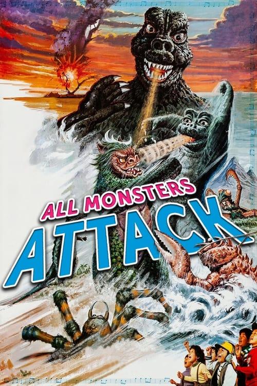 All Monsters Attack Poster