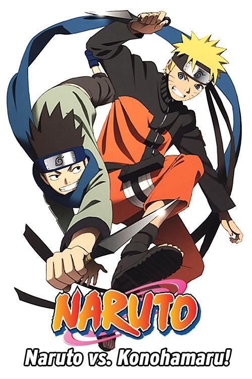 Chunin Exam on Fire! and Naruto vs. Konohamaru! Poster