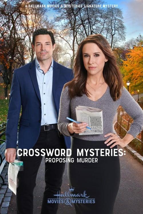 Crossword Mysteries: Proposing Murder Poster