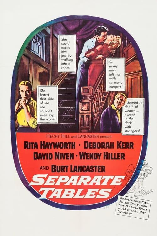 Separate Tables Poster