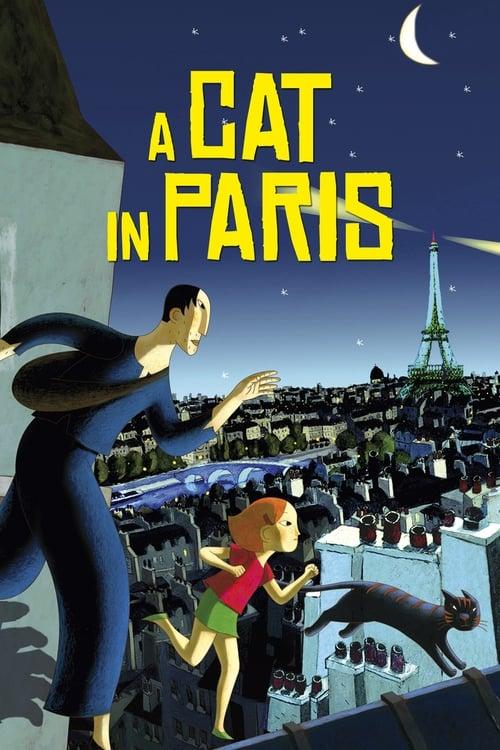 A Cat in Paris Poster